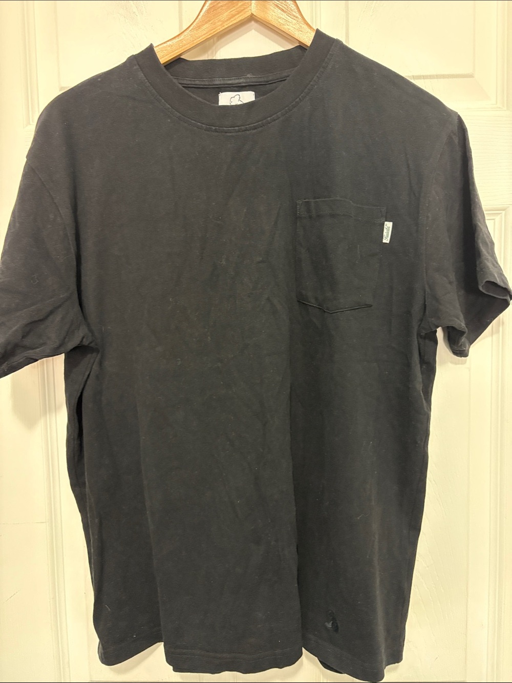 Men's Black Kuwalla Pocket T-Shirt - Classic Crew Neck